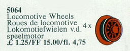 LEGO Locomotive Wheels (5064-1) set