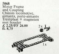 LEGO Motor Frame and Coupling (5068-1) set, 1987