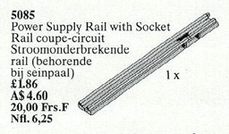 LEGO Power Supply Rail with Socket (5085-1) set