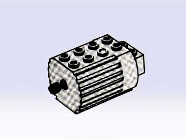 LEGO 4.5V Motor for Technical Sets (5101-1) set, 1987