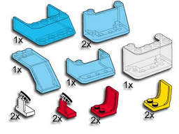 LEGO Windows, Seats, Steering Wheels (5130-1) set