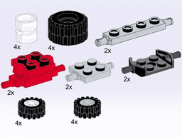 LEGO Wheels, Bearings and Suspension (5132-1) set