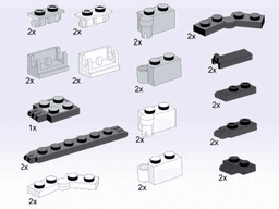 LEGO Hinges, Couplings and Tilting Bearings (5165-1) set