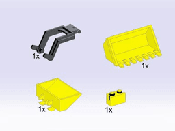 LEGO Digger Bucket Assembly (5168-1) set