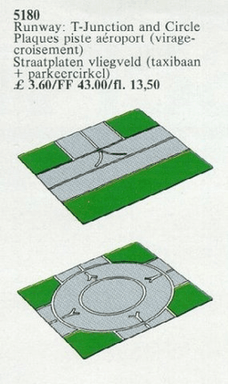 LEGO T-Junction, Circle (Airport) (5180-1) set