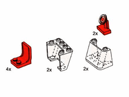 LEGO Seats, Steering Wheels and Windscreens (5188-1) set
