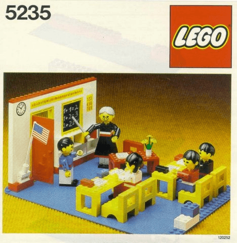 LEGO Schoolroom (5235-2) set, 1982
