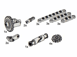 LEGO Differential Housing and Steering Elements (5242-1) set