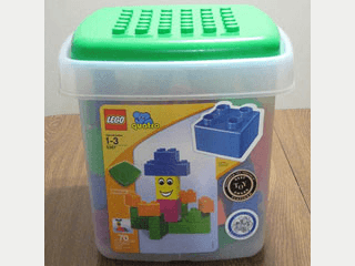 LEGO Quatro Bucket - 70 extra large bricks (5357-2) set, 2006