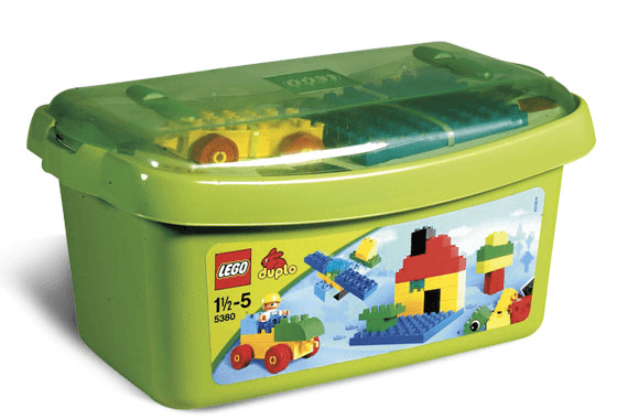 LEGO Large Brick Box - Blue Plate Version (5380-1) set, 2007