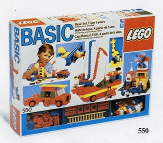 LEGO Basic Building Set (550-1) set, 1985