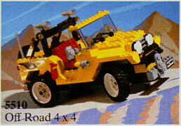 LEGO Off Road 4x4 (5510-1) set, 1986