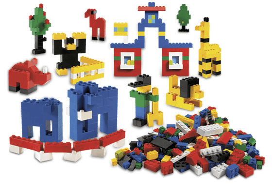 LEGO Canister with 700 Pieces (5528-1) set, 2007