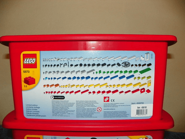 LEGO Build & Play (Red Tub) (5573-2) set, 2009