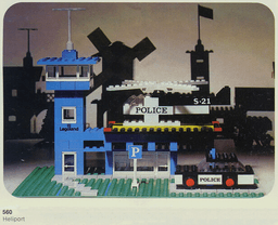 LEGO Police Heliport (560-2) set