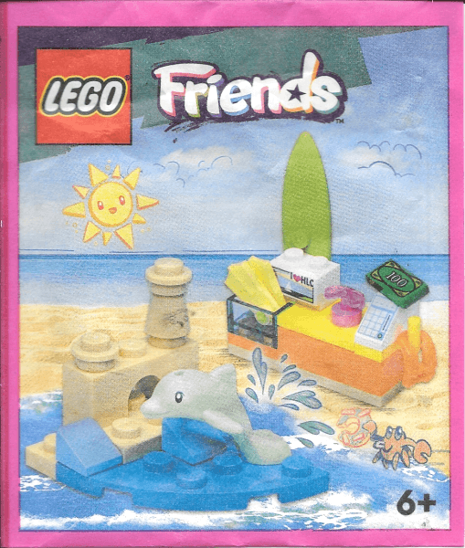 LEGO Beach Shop and Dolphin paper bag (562304-1) set, 2023