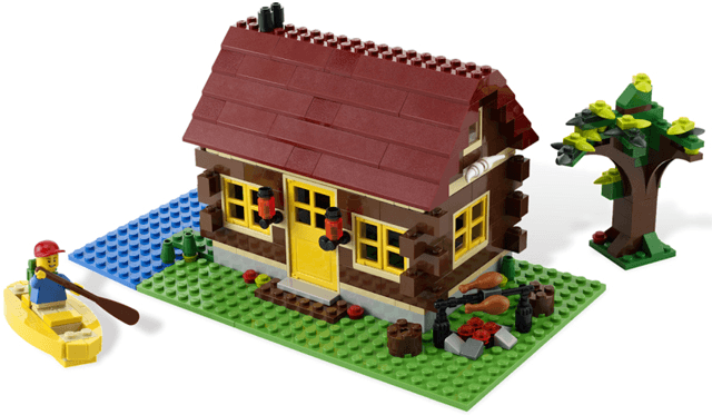 LEGO Log Cabin (5766-1) set, 2011