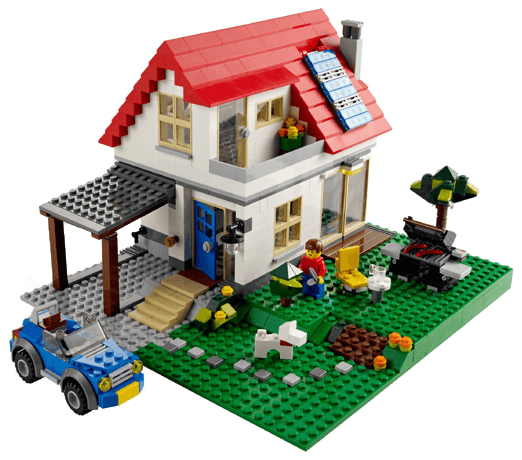 LEGO Hillside House (5771-1) set, 2011
