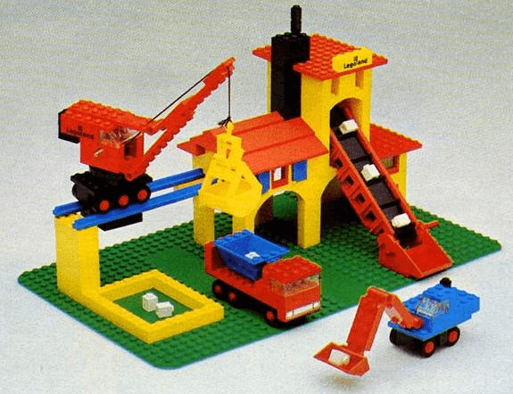 LEGO Brick Yard (580-1) set, 1975