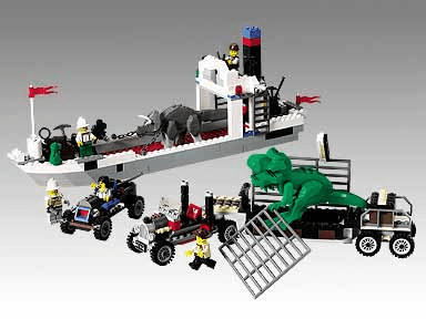 LEGO T-Rex Transport (5975-1) set, 2000