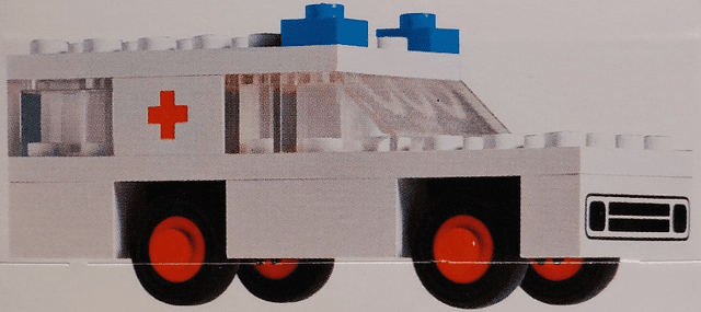LEGO Ambulance (600-1) set, 1970