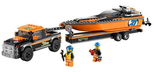 LEGO 4x4 with Powerboat (60085-1) set, 2015