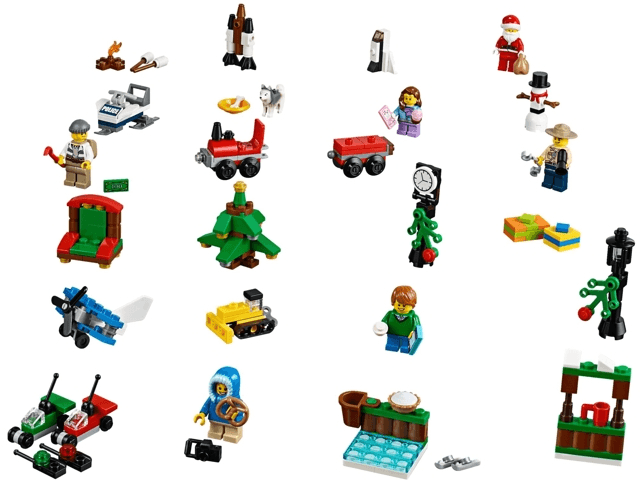 LEGO Advent Calendar 2015, City (60099-1) set, 2015