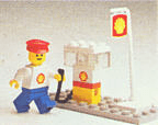 LEGO Shell Gas Pump (601-1) set, 1978