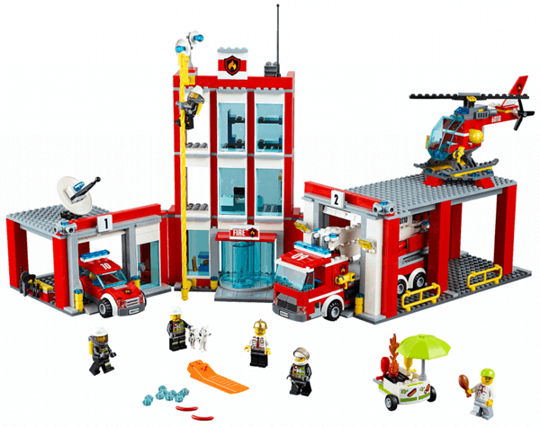 LEGO Fire Station (60110-1) set, 2016