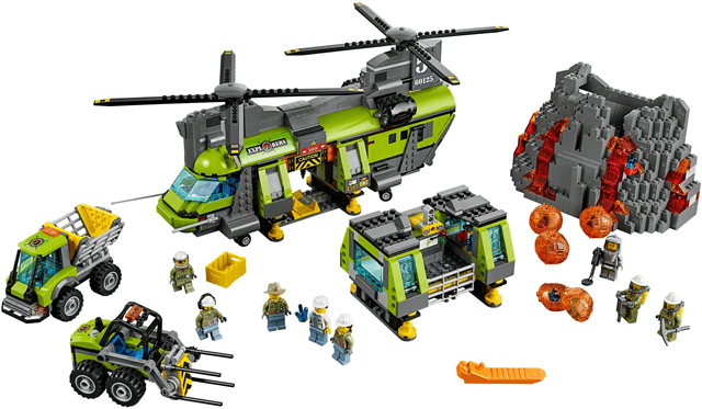 LEGO Volcano Heavy-lift Helicopter (60125-1) set, 2016