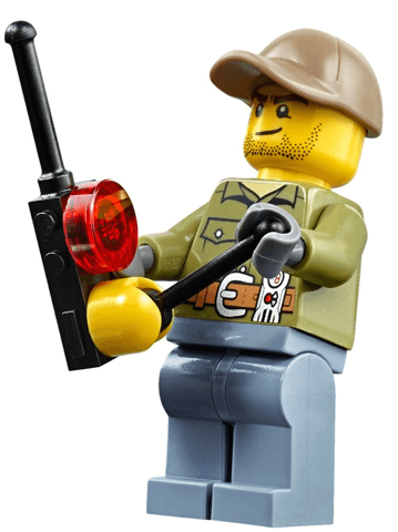 LEGO Advent Calendar 2016, City (Day 13) - Volcano Worker with Remote Control (60133-14) set, 2016