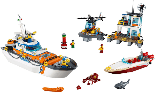 LEGO Coast Guard Head Quarters (60167-1) set, 2017