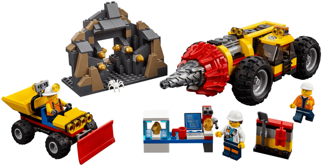 LEGO Mining Heavy Driller (60186-1) set, 2018
