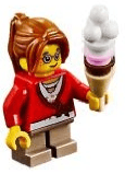 Advent Calendar 2018, City (Day 13) - Girl with Ice Cream
