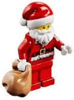 LEGO Advent Calendar 2018, City (Day 24) - Santa with Gift Bag (60201-25) set, 2018