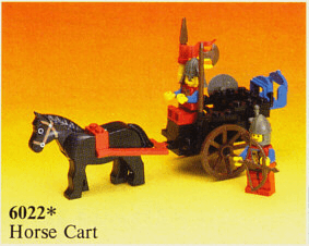LEGO Horse Cart (6022-1) set, 1984