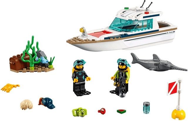 LEGO Diving Yacht (60221-1) set, 2019