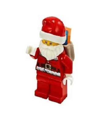 LEGO Advent Calendar 2019, City (Day 24) - Santa with Gift Bag (60235-25) set, 2019