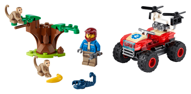LEGO Wildlife Rescue ATV (60300-1) set, 2021