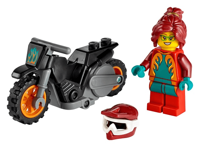 LEGO Fire Stunt Bike (60311-1) set, 2021