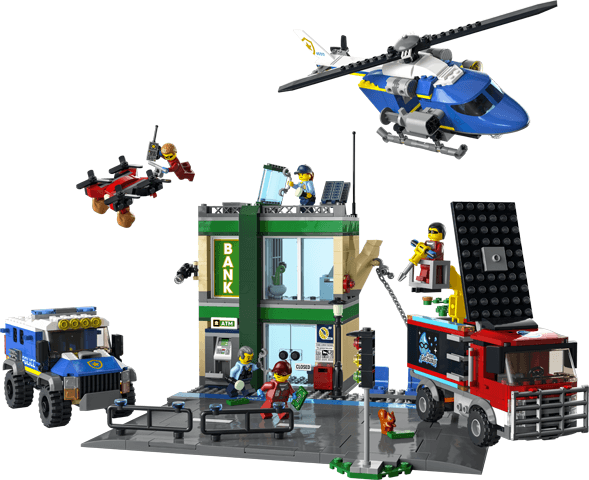 LEGO Police Chase at the Bank (60317-1) set, 2022