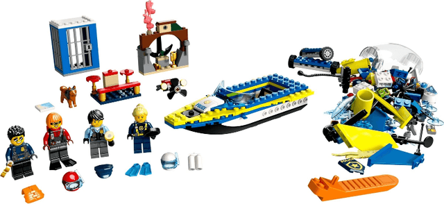 LEGO Water Police Detective Missions (60355-1) set, 2022