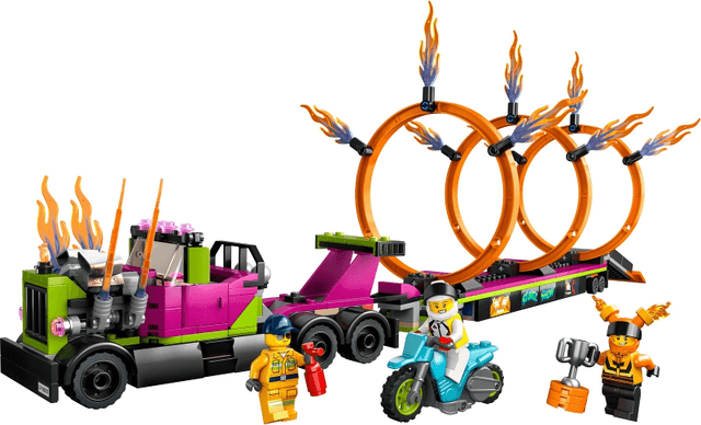 LEGO Stunt Truck & Ring of Fire Challenge (60357-1) set, 2023