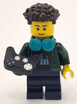 Advent Calendar 2023, City (Day 11) - Video Game Player with Controller