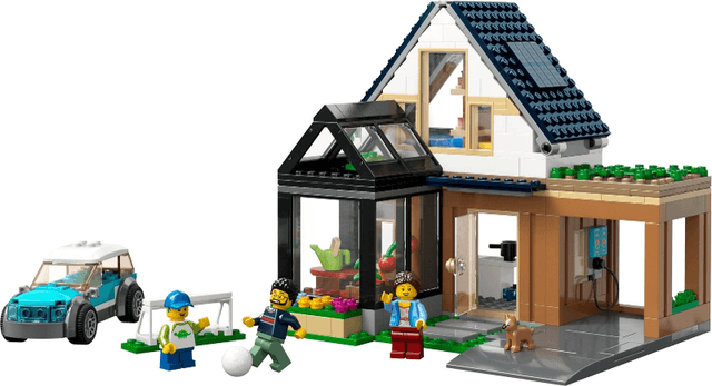 LEGO Family House and Electric Car (60398-1) set, 2023