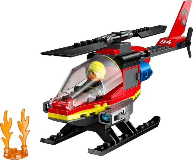 LEGO Fire Rescue Helicopter (60411-1) set, 2024