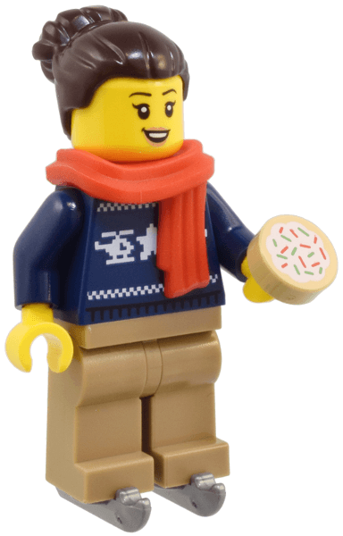LEGO Advent Calendar 2024, City (Day 13) - Ice Skater with Holiday Sweater (60436-14) set, 2024