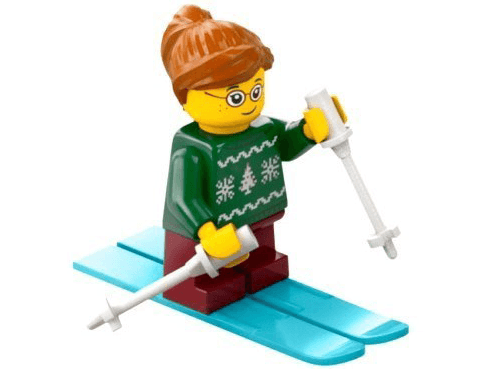 LEGO Advent Calendar 2024, City (Day  5) - Skier with Holiday Sweater (60436-6) set, 2024