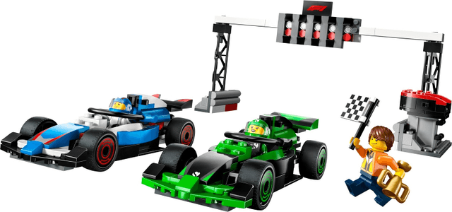 LEGO F1 Grid with VCARB & Sauber Race Cars (60474-1) set, 2025