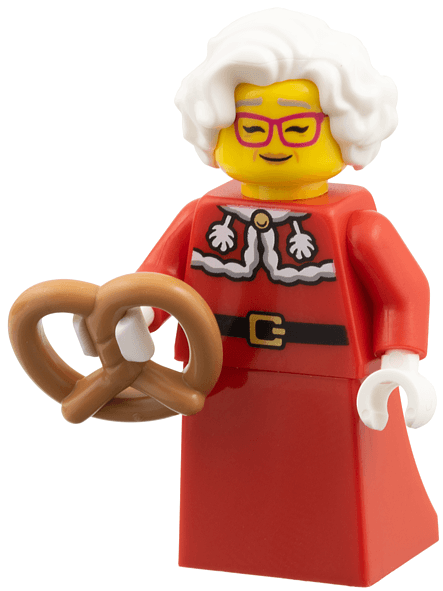 LEGO Advent Calendar 2025, City (Day 21) - Mrs. Claus with Pretzel (60475-22) set, 2025